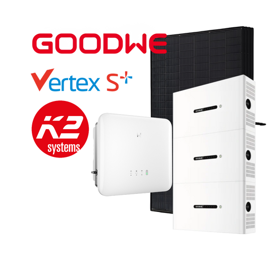 GoodWe 10-15kWp Complete PV System, with Battery Option, incl. Installation & Registration