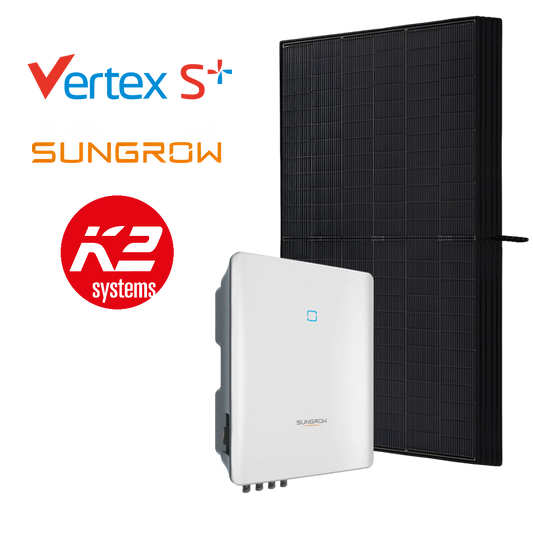 Sungrow 10kWp Complete PV System, with Battery Option, incl. Installation & Registration